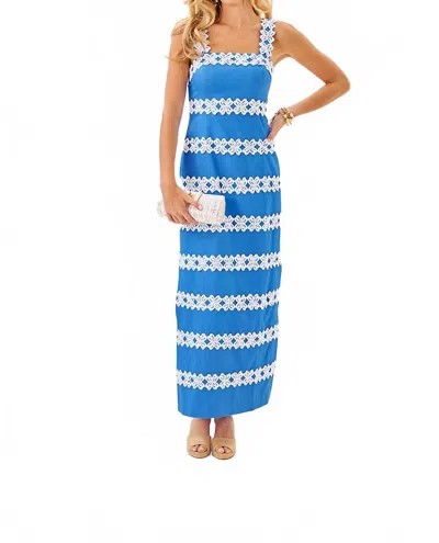Lilly Pulitzer Davis Maxi Dress In Sunwashed Blue