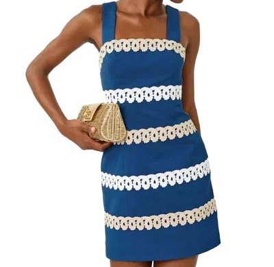 Lilly Pulitzer Davis Mini Dress In Starlight Navy In Multi