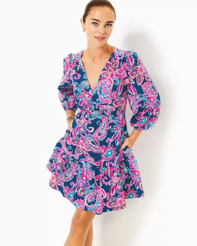 Lilly Pulitzer Deacon Dress In Multi Flitting About