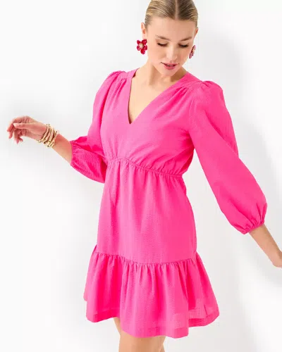 Lilly Pulitzer Deacon Dress In Passion Fruit Pink