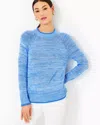 Lilly Pulitzer Deba Sweater In Blue Stream Marl