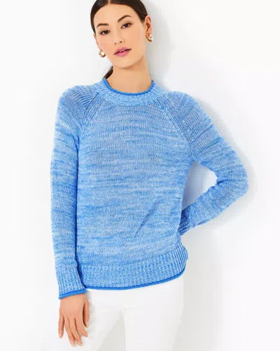 Lilly Pulitzer Deba Sweater In Blue Stream Marl