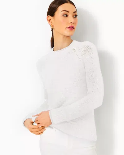 Lilly Pulitzer Deba Sweater In Resort White