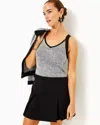 Lilly Pulitzer Delvey Mini Skort In Noir