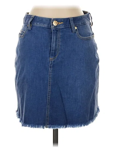 Pre-owned Lilly Pulitzer Denim Skirt In Blue