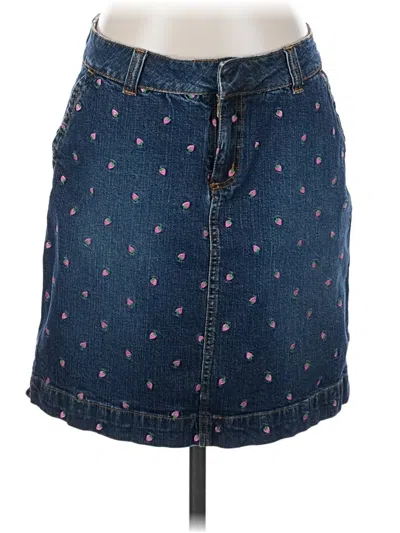 Pre-owned Lilly Pulitzer Denim Skirt In Blue