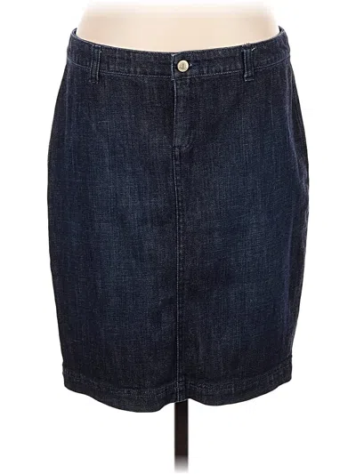 Pre-owned Lilly Pulitzer Denim Skirt In Blue