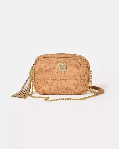 Lilly Pulitzer Dessa Cork Crossbody Bag In Natural