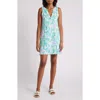 Lilly Pulitzer ® Dev Floral Pima Cotton Dress In Blue