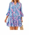 Lilly Pulitzer Diantha Tunic Mini Dress In Conch Shell Pink Up In Multi