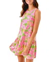 Lilly Pulitzer Dixi Dress In Seaside Garden In Multi