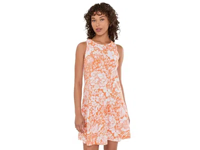 Lilly Pulitzer Dixi Dress Women's Dress Sunset Orange Budding Romance: Md