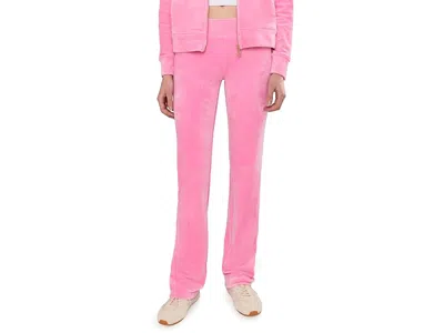 Lilly Pulitzer Dorsey Velour Pants In Pink