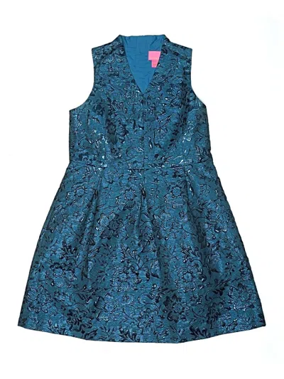 Pre-owned Lilly Pulitzer Kids' Dress In Blue