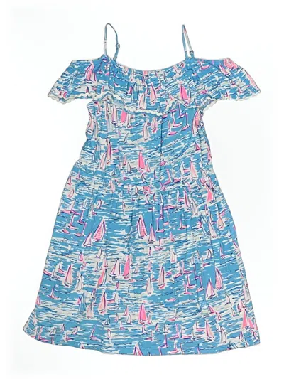 Pre-owned Lilly Pulitzer Kids' Dress In Blue