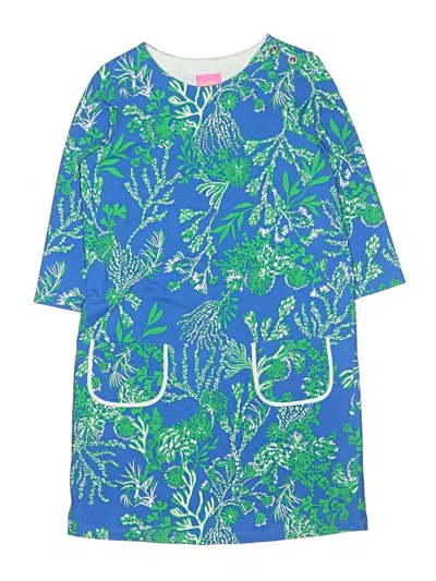 Pre-owned Lilly Pulitzer Kids' Dress In Blue