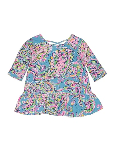 Pre-owned Lilly Pulitzer Kids' Dress In Blue
