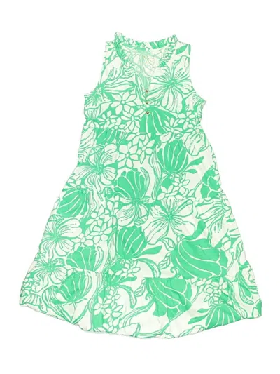Pre-owned Lilly Pulitzer Kids' Dress In Green