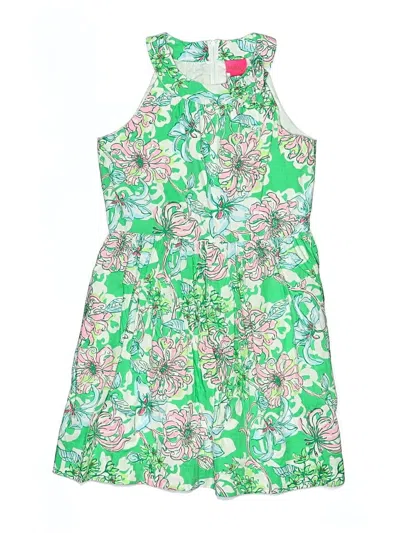 Pre-owned Lilly Pulitzer Kids' Dress In Green