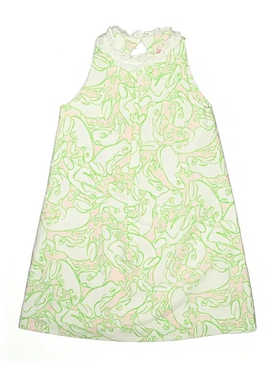 Pre-owned Lilly Pulitzer Kids' Dress In Green