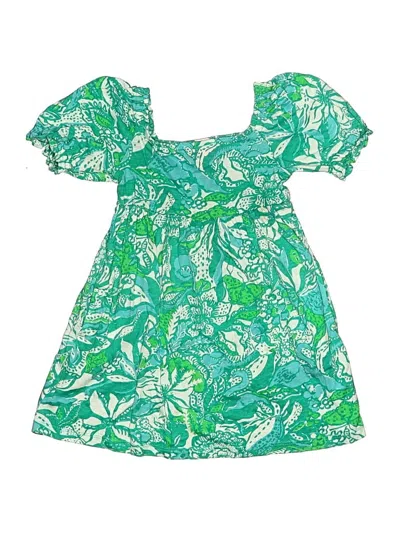 Pre-owned Lilly Pulitzer Kids' Dress In Green