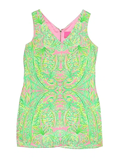 Pre-owned Lilly Pulitzer Kids' Dress In Green