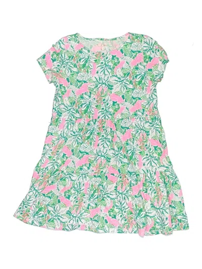 Pre-owned Lilly Pulitzer Kids' Dress In Green