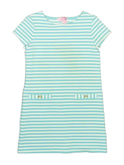 Pre-owned Lilly Pulitzer Kids' Dress In Teal