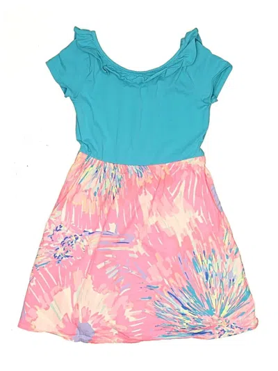 Pre-owned Lilly Pulitzer Kids' Dress In Teal