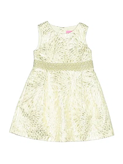 Pre-owned Lilly Pulitzer Kids' Dress In White