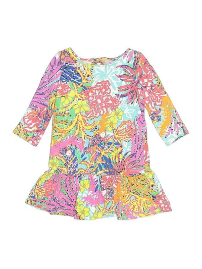 Pre-owned Lilly Pulitzer Kids' Dress In Yellow
