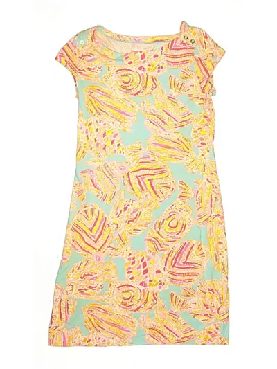Pre-owned Lilly Pulitzer Kids' Dress In Yellow