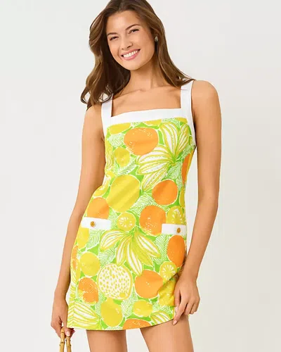Lilly Pulitzer Duffy Shift Dress In Gold