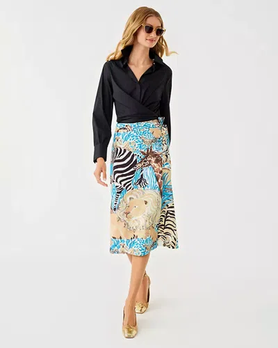 Lilly Pulitzer Dustin Midi Skirt In Multi