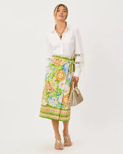 Lilly Pulitzer Dustin Midi Skirt In Multi