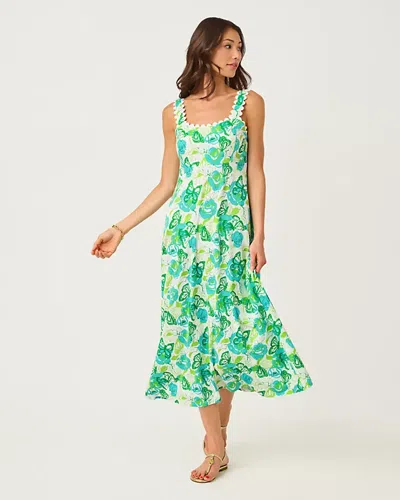 Lilly Pulitzer Dwyer Midi Dress In Green
