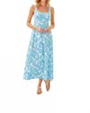 Lilly Pulitzer Dwyer Midi Dress In Blue