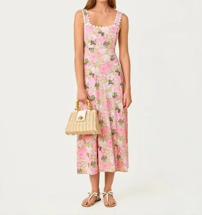 Lilly Pulitzer Dwyer Midi Dress In Pistachio Macaroon Beesknees In Multi