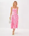 Lilly Pulitzer Dwyer Midi Dress In Rousseau Pink Zen Garden