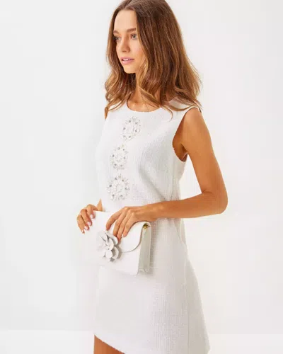 Lilly Pulitzer Edita Boucle Shift Dress In Resort White Chic Chick Boucle