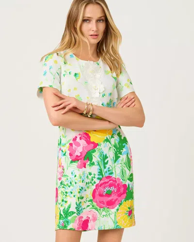 Lilly Pulitzer Edita Short Sleeve Shift Dress In Green
