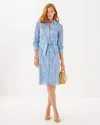 Lilly Pulitzer Eira Midi Shirtdress In Jacaranda Blue Pineapple Tile Eyelet