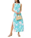 Lilly Pulitzer Eleanora Maxi Shift Romper In Multi