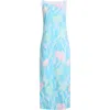 Lilly Pulitzer Eleanora Maxi Shift Romper In Blue