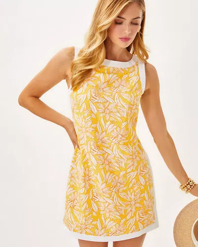 Lilly Pulitzer Eleanora Shift Romper In Honeycomb Hideaway Honeycomb