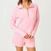 Lilly Pulitzer Elemis Pullover Top In Heathered Conch Shell Pink In Pink