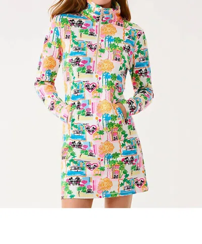 Lilly Pulitzer Eleni Long Sleeve Mini Dress In Disney In Multi