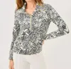 Lilly Pulitzer Upf 50+ Eleni Pullover In Multi