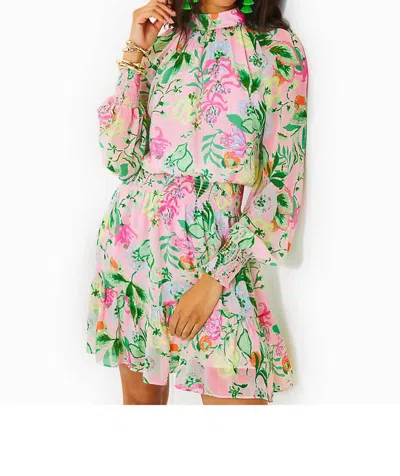Lilly Pulitzer Ellielynn Long Sleeve Dress In Multi Via Amore Spritzer