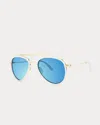 Lilly Pulitzer Elliott Sunglasses In Blue